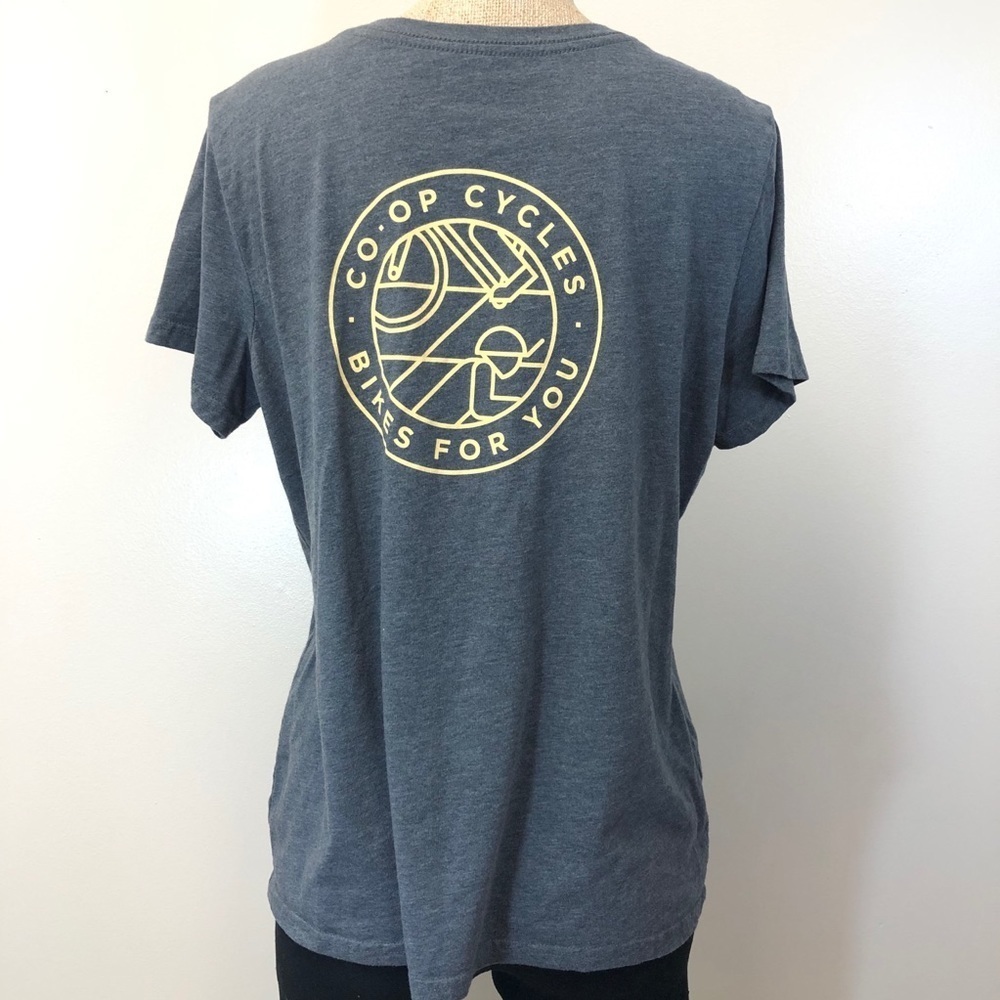 Co-op CYCLES v-neck‎ graphic t-shirt